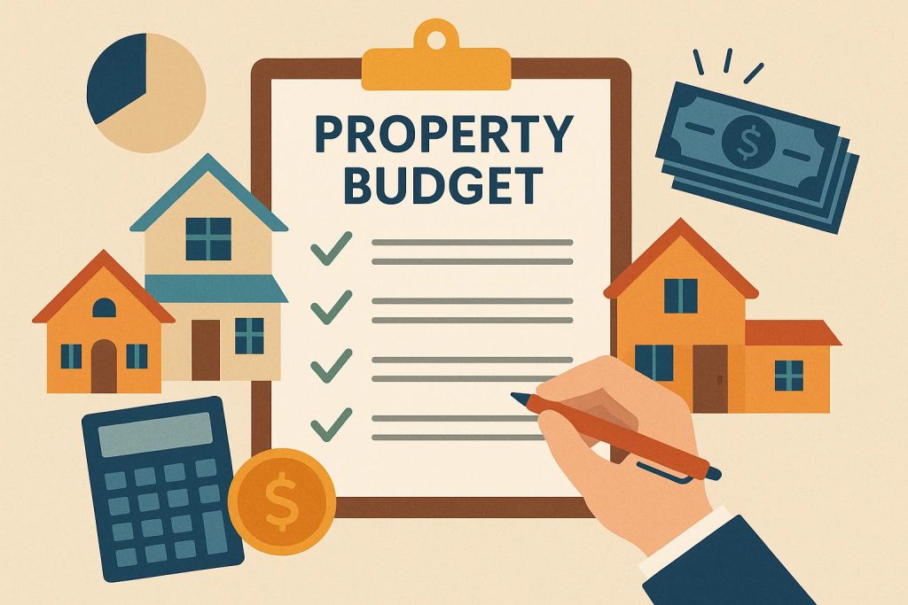 How to create a budget for maintaining multiple properties