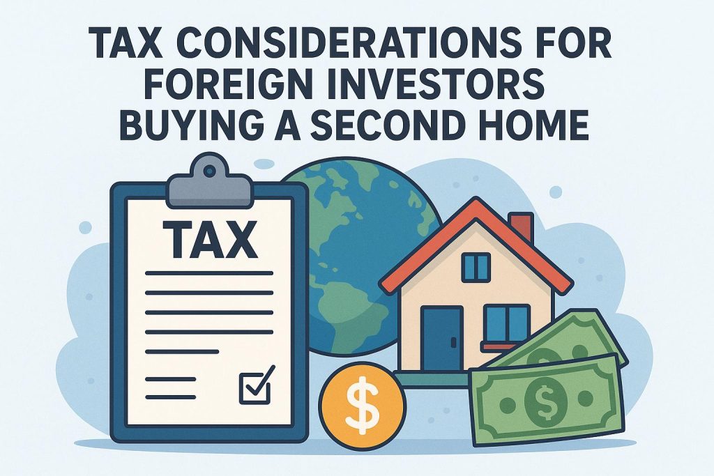 Tax considerations for foreign investors buying a second home