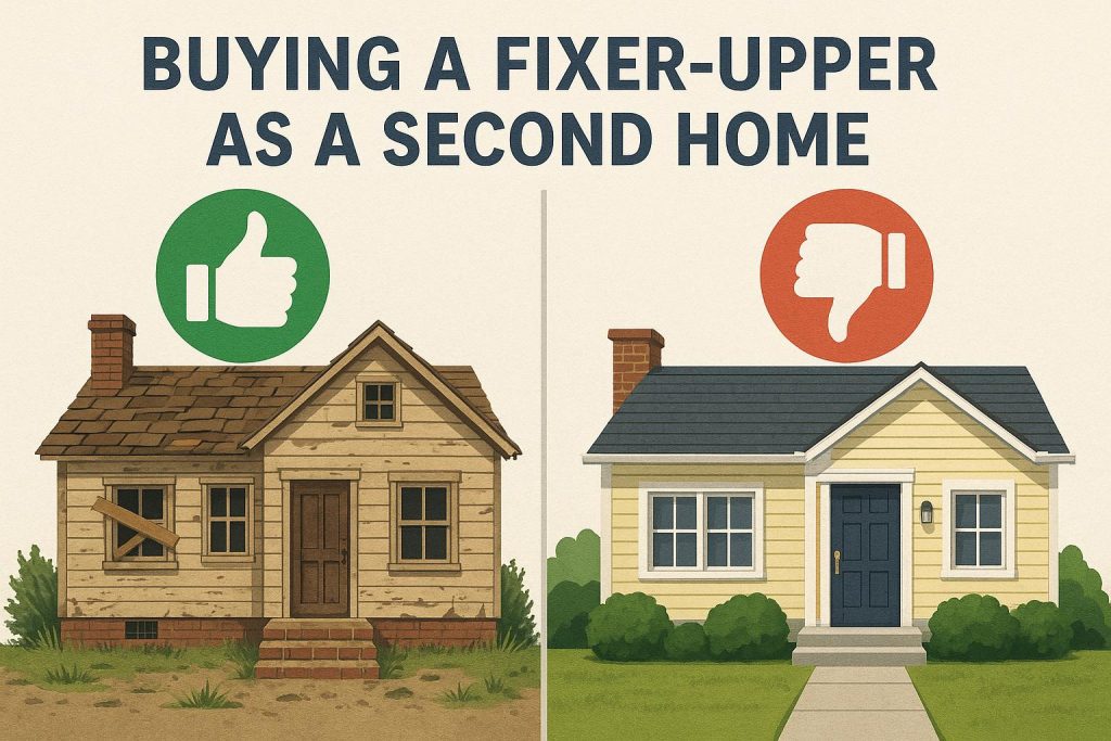 The pros and cons of buying a fixer-upper as a second home