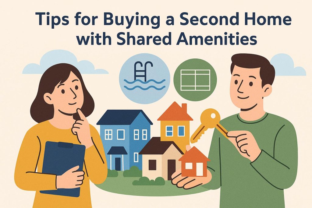 Tips for buying a second home with shared amenities